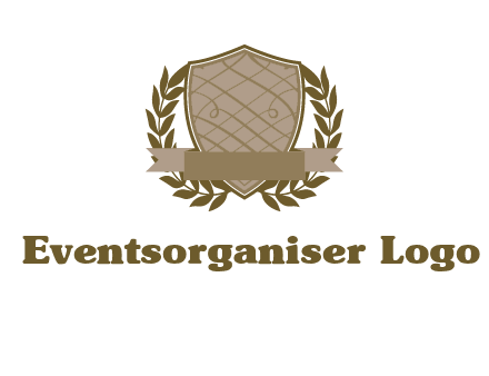 shield with wreath icon