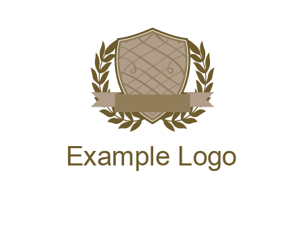 shield with wreath icon