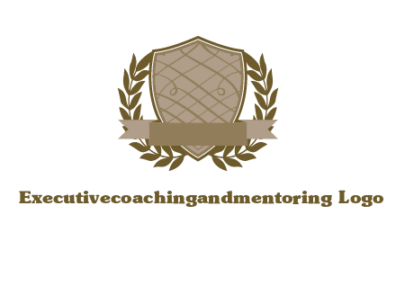 shield with wreath icon