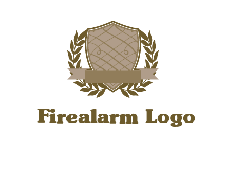 shield with wreath icon