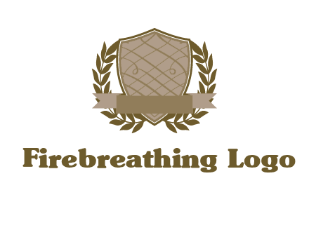 shield with wreath icon