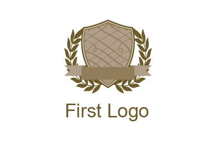 shield with wreath icon