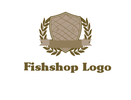 shield with wreath icon
