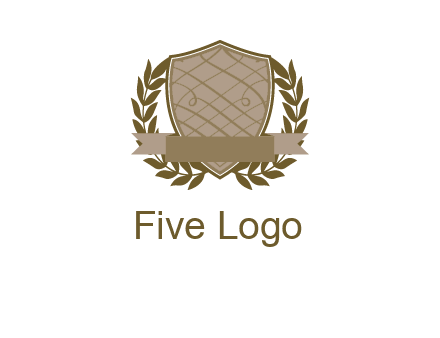 shield with wreath icon