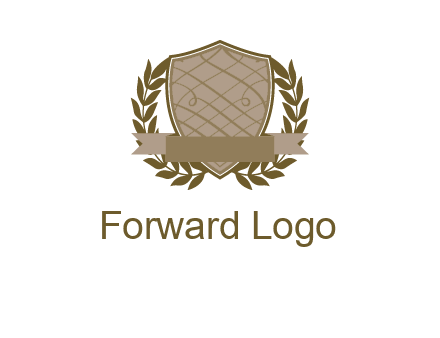 shield with wreath icon