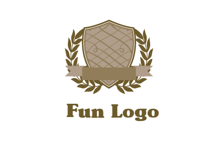 shield with wreath icon
