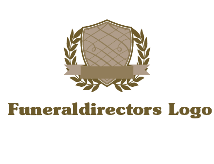 shield with wreath icon