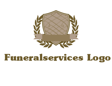shield with wreath icon