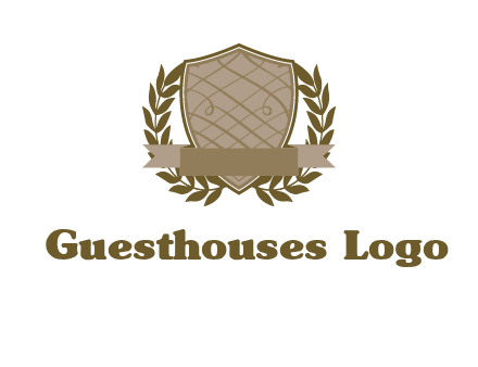 shield with wreath icon