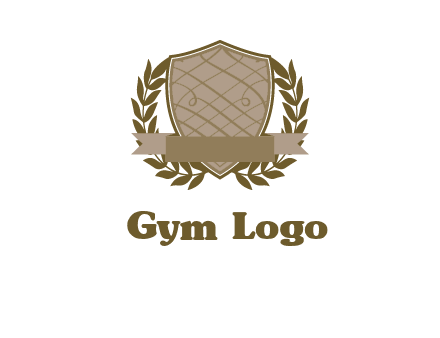 shield with wreath icon