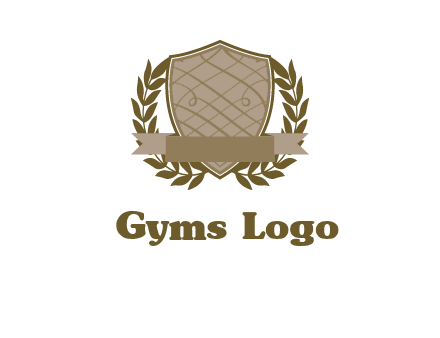 shield with wreath icon