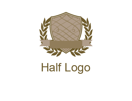 shield with wreath icon
