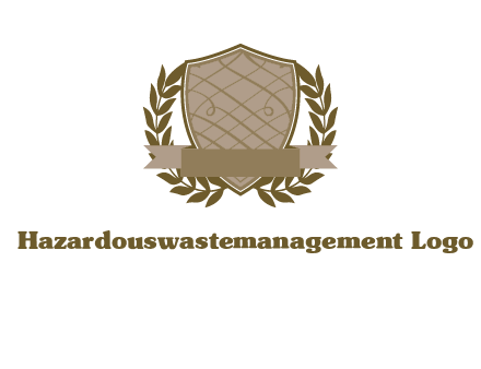 shield with wreath icon