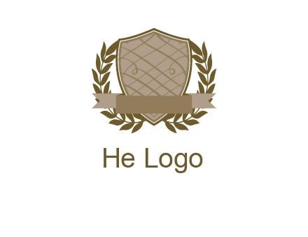 shield with wreath icon