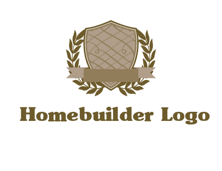 shield with wreath icon