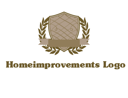 shield with wreath icon