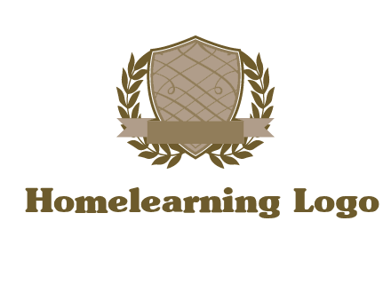 shield with wreath icon
