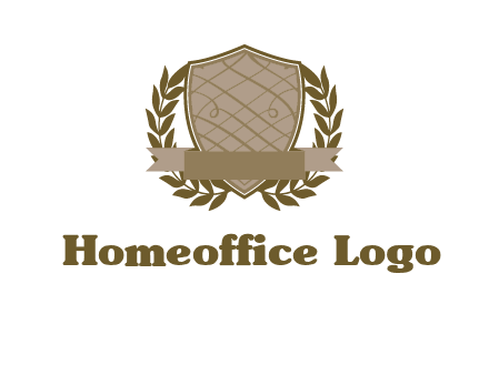 shield with wreath icon