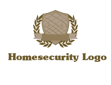 shield with wreath icon