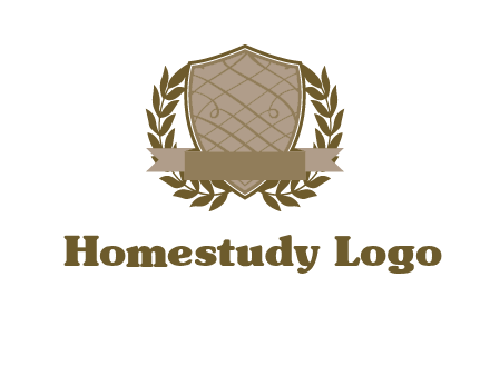 shield with wreath icon