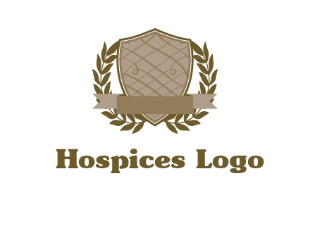 shield with wreath icon