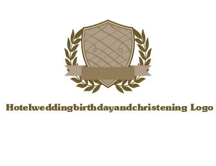 shield with wreath icon