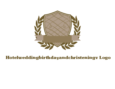 shield with wreath icon