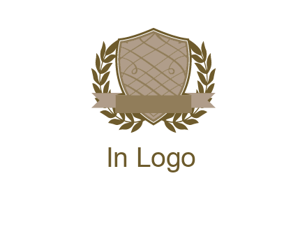 shield with wreath icon