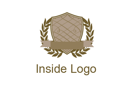 shield with wreath icon