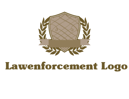 shield with wreath icon