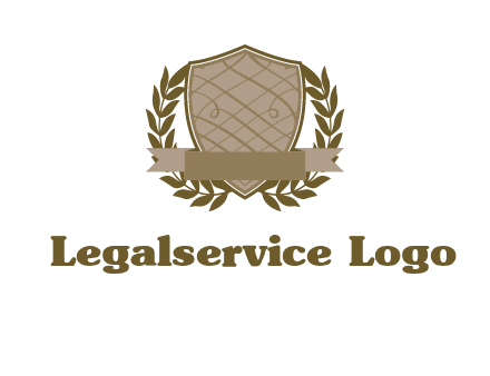 shield with wreath icon