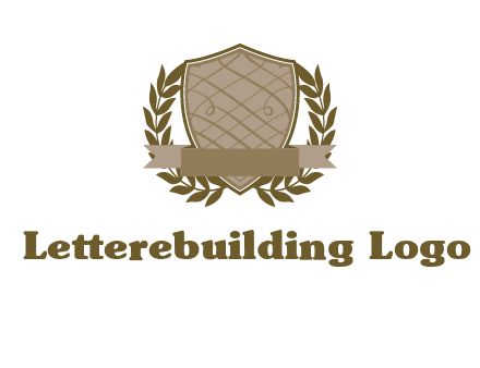 shield with wreath icon