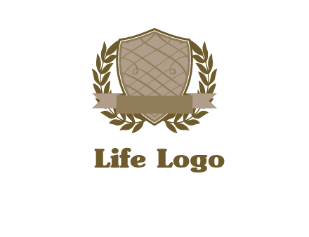 shield with wreath icon