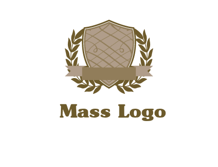 shield with wreath icon
