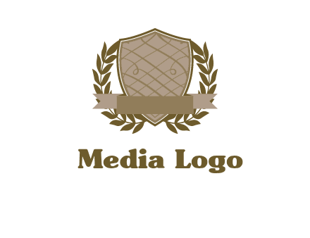 shield with wreath icon