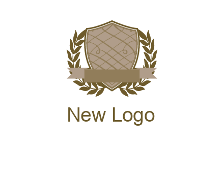 shield with wreath icon