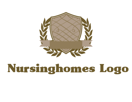 shield with wreath icon