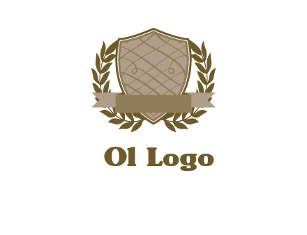 shield with wreath icon
