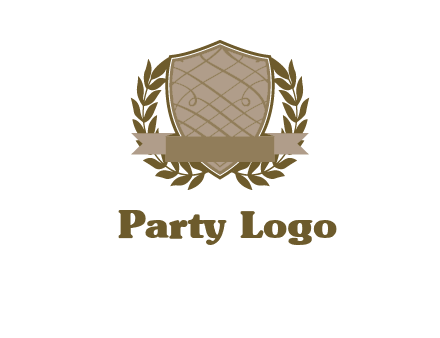shield with wreath icon