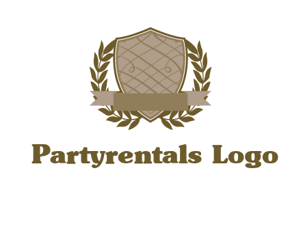 shield with wreath icon