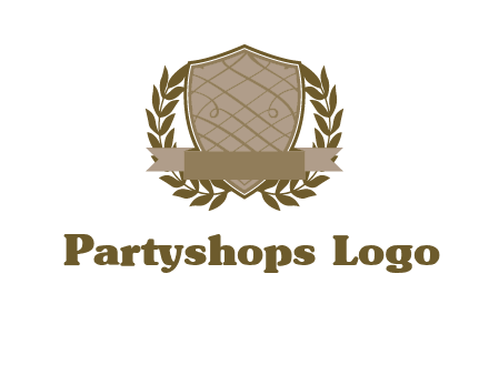 shield with wreath icon