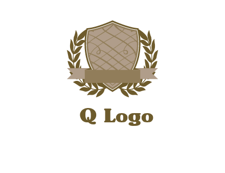 shield with wreath icon