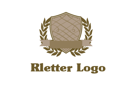 shield with wreath icon