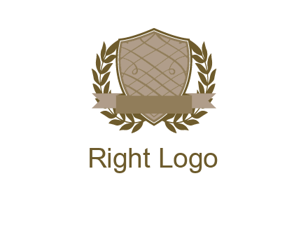 shield with wreath icon