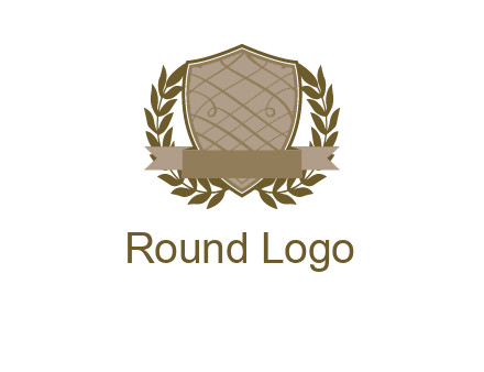 shield with wreath icon