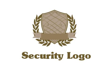 shield with wreath icon