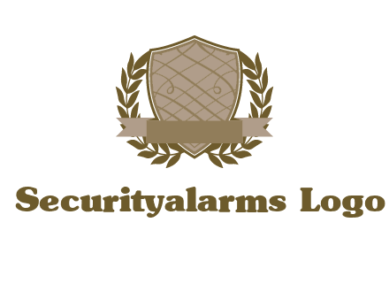 shield with wreath icon