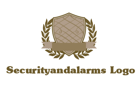 shield with wreath icon