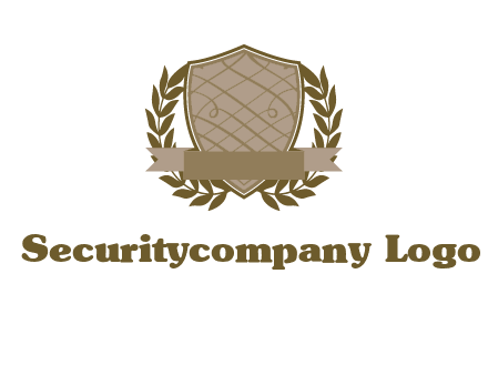 shield with wreath icon