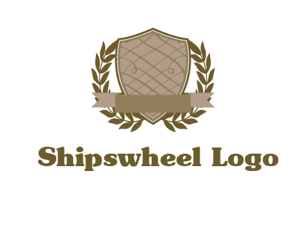 shield with wreath icon